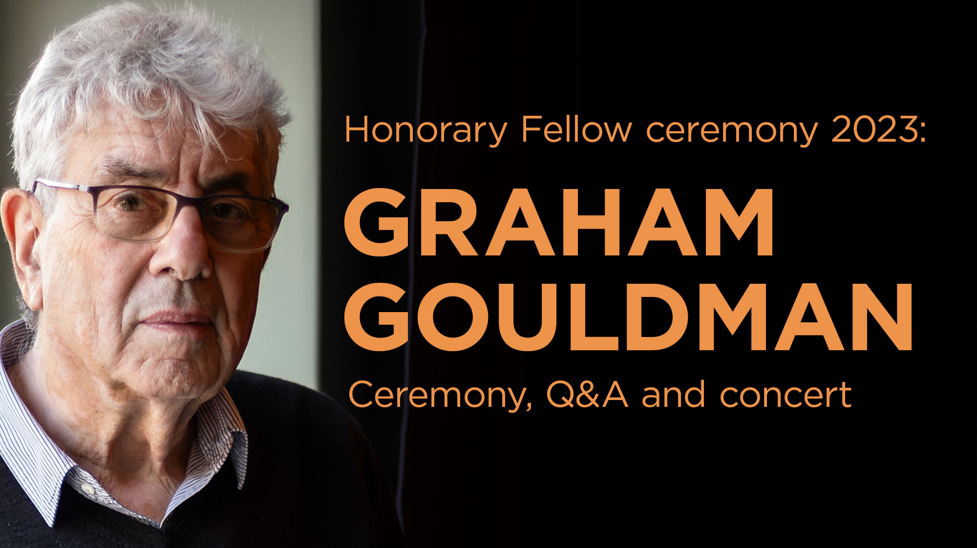 Honorary Fellow ceremony 2023: Graham Gouldman
